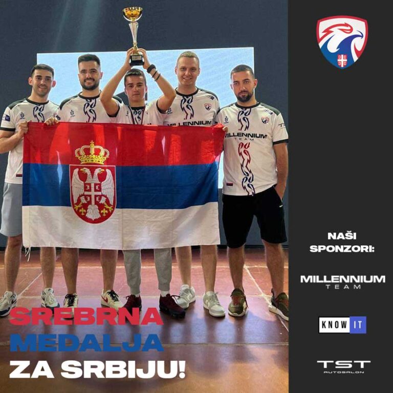 SREBRNA MEDALJA ZA SRBIJU!