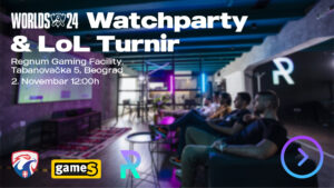 Worlds 2024 Watchparty & LoL Turnir